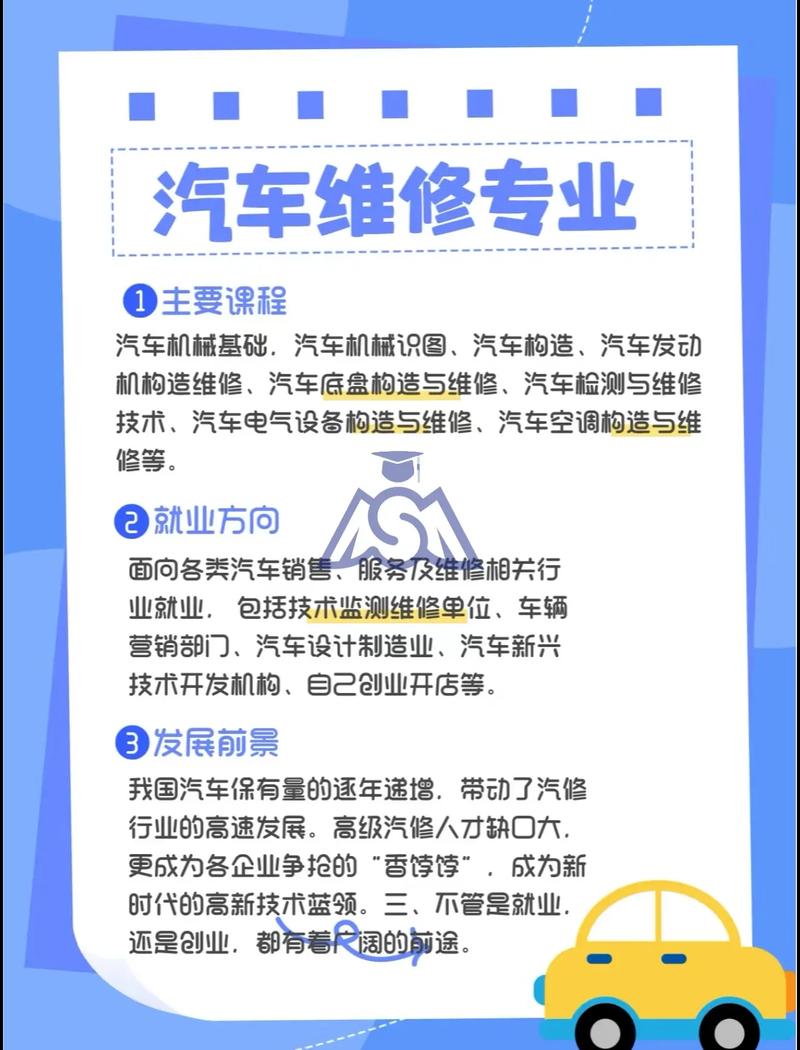汽修专业知识与技能,汽修专业技能介绍